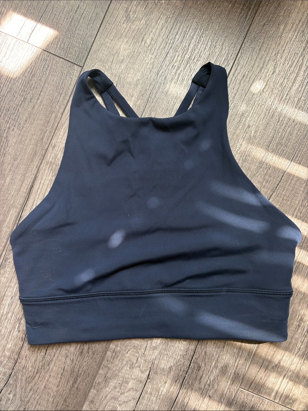 Lululemon High-Neck True Navy Sports Bra